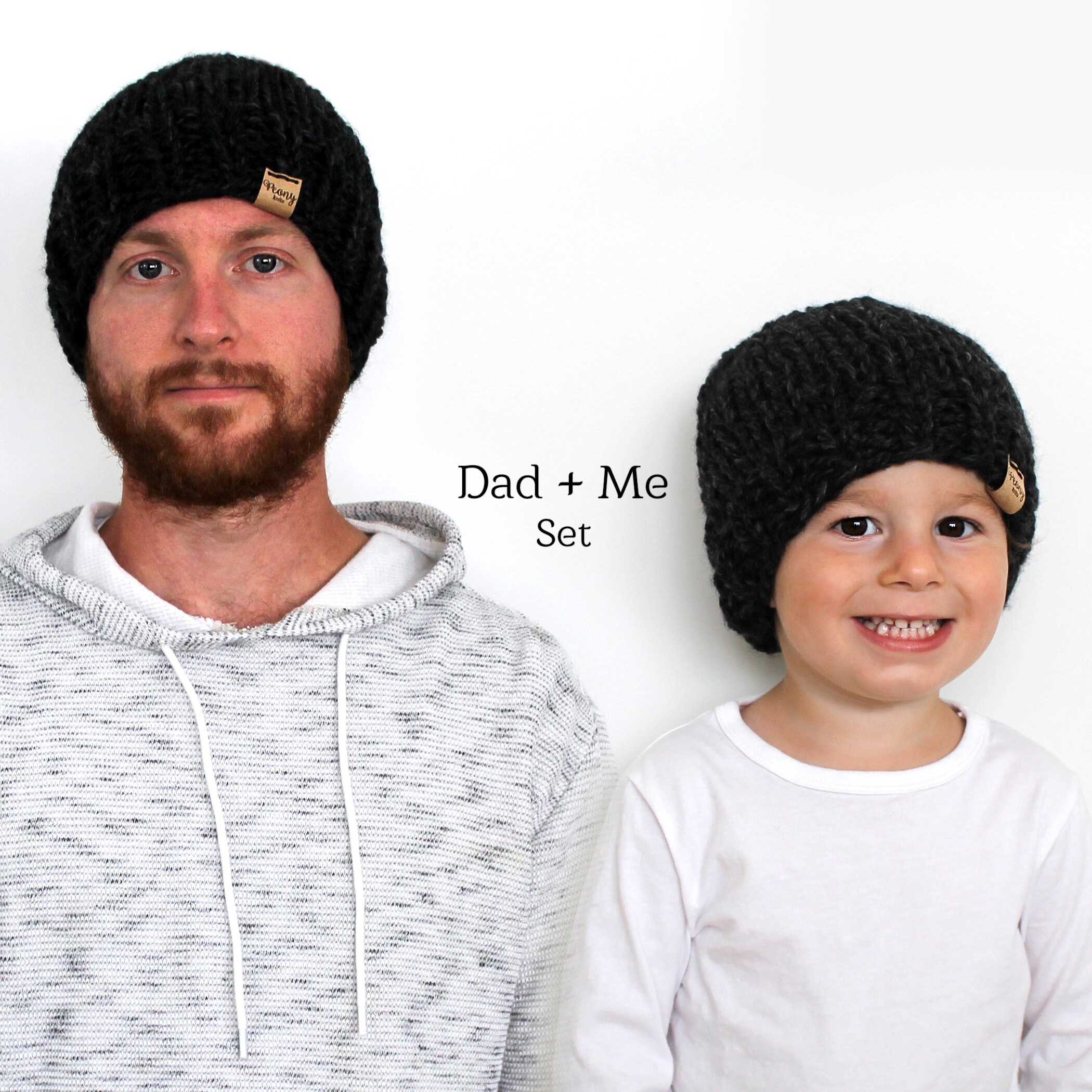 father and son beanies
