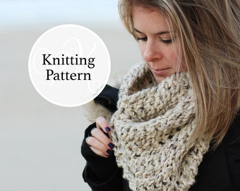 Knitting Pattern Calvert Cowl Instant Download