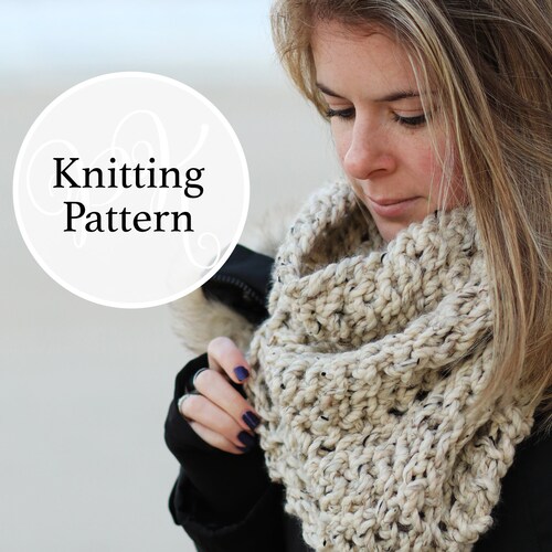 Knitting Pattern Calvert Cowl Instant Download - Etsy