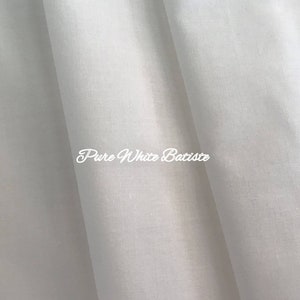 White Cotton Batiste