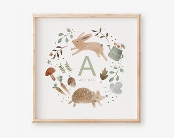 woodland nursery decor, woodland art prints, nursery decor, woodland animal prints, woodland artwork, woodland nursery prints