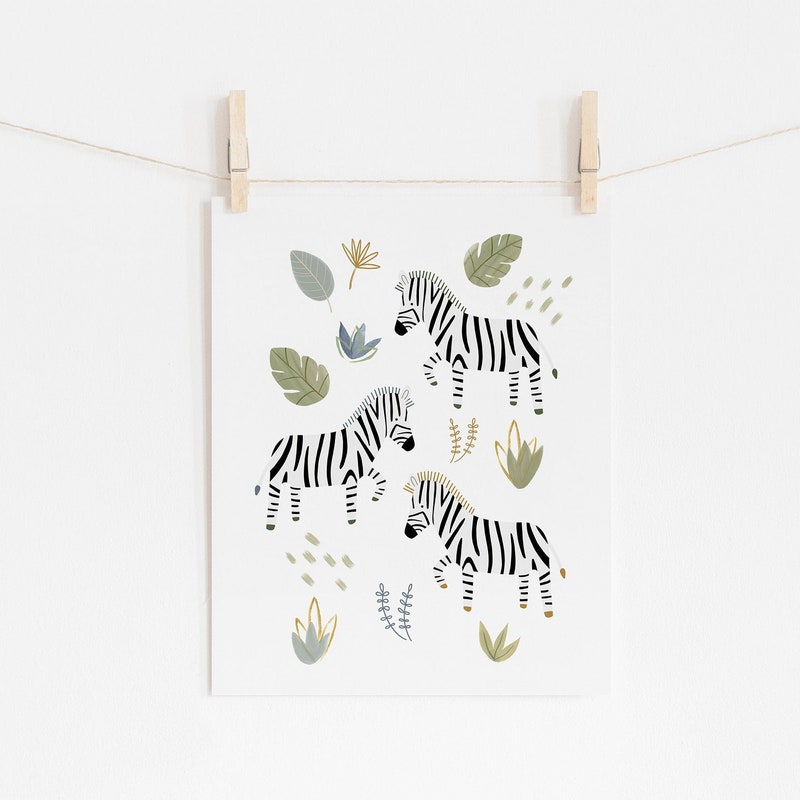Picture of Zebra Nursery - Etsy