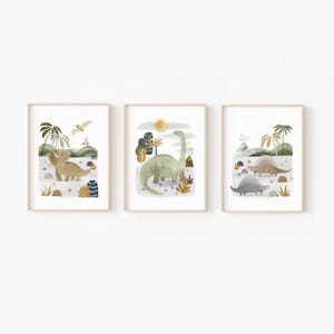 impression de pépinière de dinosaure, impression d'art de dinosaure, garçons d'art de dinosaure, art de dinosaure pour enfants, art mural de dinosaure, art de dinosaure pour enfants, art de brontosaure