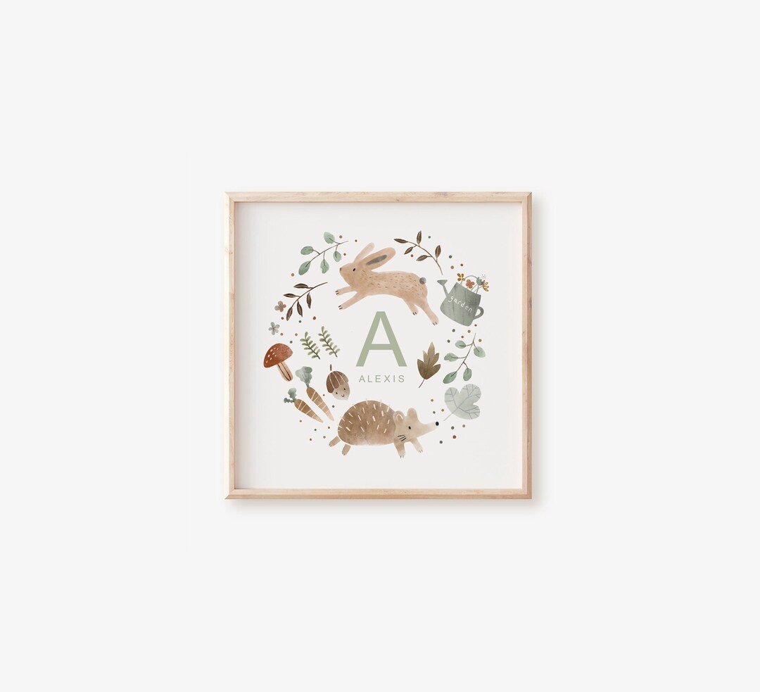 Woodland Nursery Decor, Woodland Art Prints, Nursery Decor, Woodland