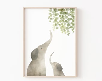 Safari Nursery Prints, safari nursery decor, safari kids print, Safari Nursery Art, Elephant Nursery Print, nursery prints, nursery wall art