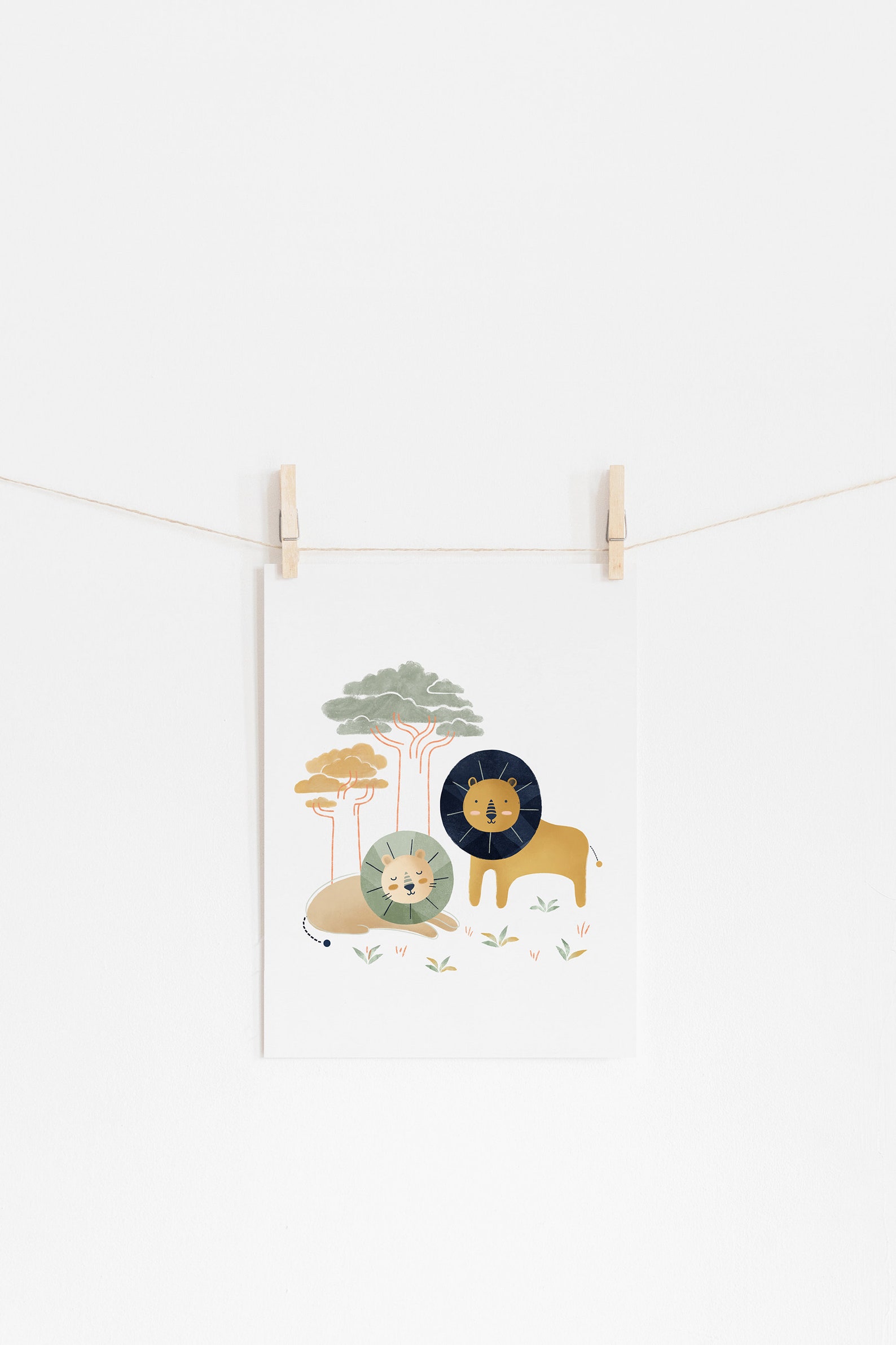 Safari Art Prints Safari Nursery Print Safari Nursery Decor Etsy