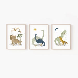 dinosaur nursery decor, dinosaur art print, dinosaur art boys, dinosaur nursery art, dinosaur wall art, dinosaur art kids, dinosaur art image 5
