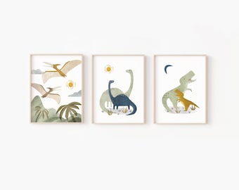 dinosaur nursery decor, dinosaur art print, dinosaur art boys, dinosaur nursery art, dinosaur wall art, dinosaur art kids, dinosaur art