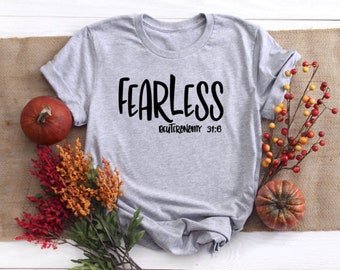 Chosen, Salty, Fearless, Loved, Strong - Christian Faith Bible scriptures - t-shirts with Inspirational sayings