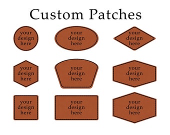 Custom laser engraved patches - your logo or design