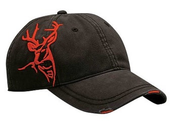 DRI-DUCK HEADWEAR 3D Buck Cap - D3307 with laser engraved patch added to the front