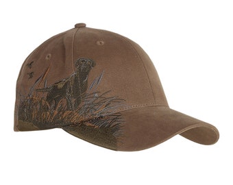 DRI-DUCK HEADWEAR Wildlife Labrador Cap - D3253 with laser engraved patch added to the front