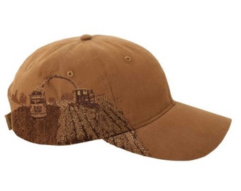 DRI-DUCK HEADWEAR Harvesting Industry Cap - D3351 with laser engraved patch added to the front