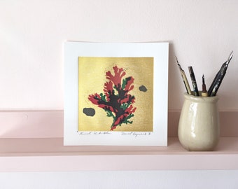 Seaweed Linocuts - Seconds Prints