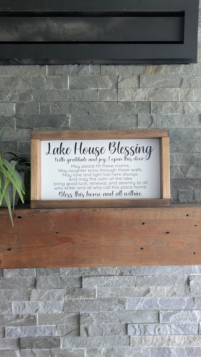 Custom Wood Framed Sign: Personalized Quote, Song Lyrics, Wall Art image 10