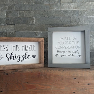 Custom Wood Framed Sign: Personalized Quote, Song Lyrics, Wall Art image 14