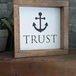 Custom Wood Framed Sign: Personalized Quote, Song Lyrics, Wall Art image 8