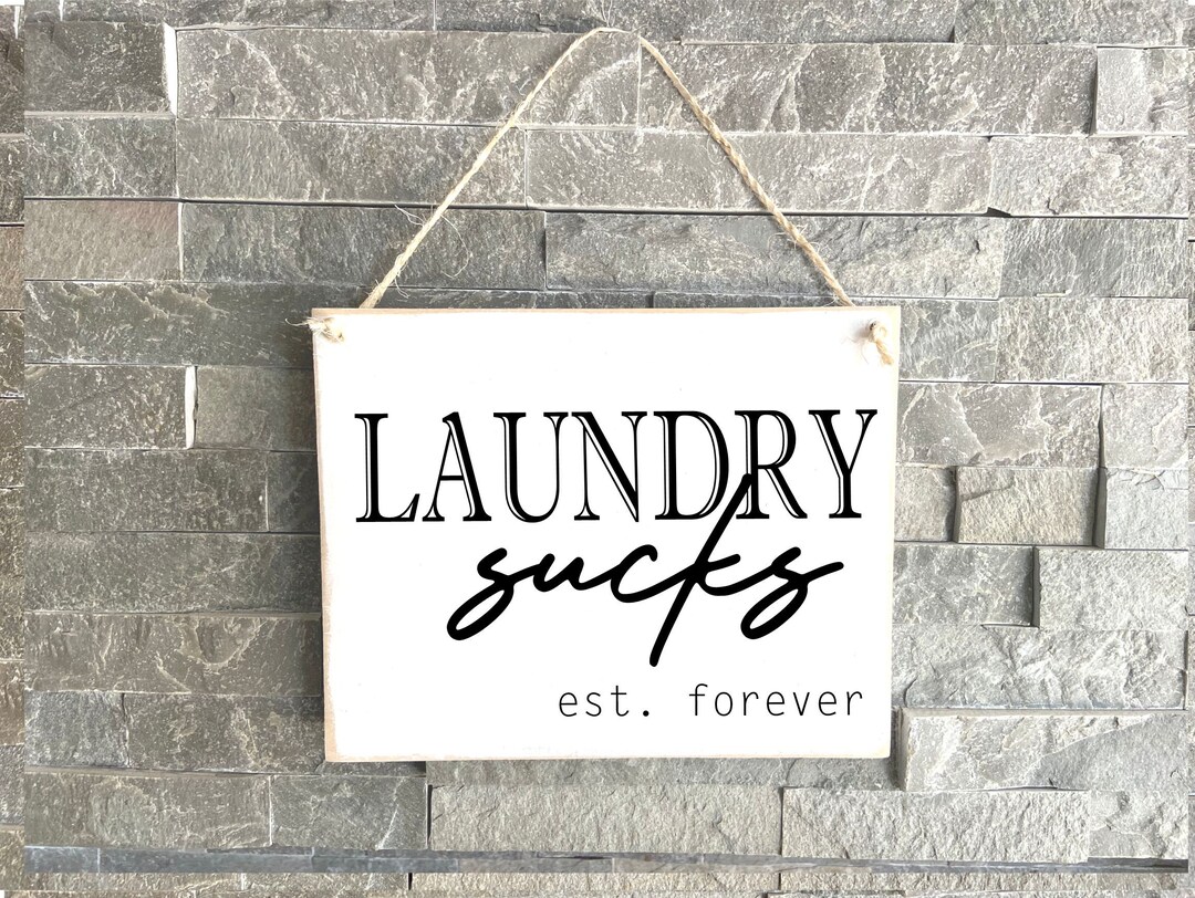 Funny Laundry Room Signs
