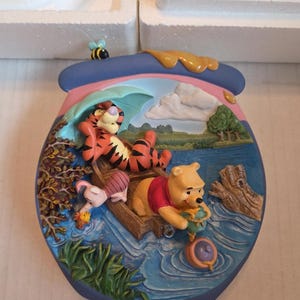 Winnie the Pooh Collectors 3d Plate - Etsy