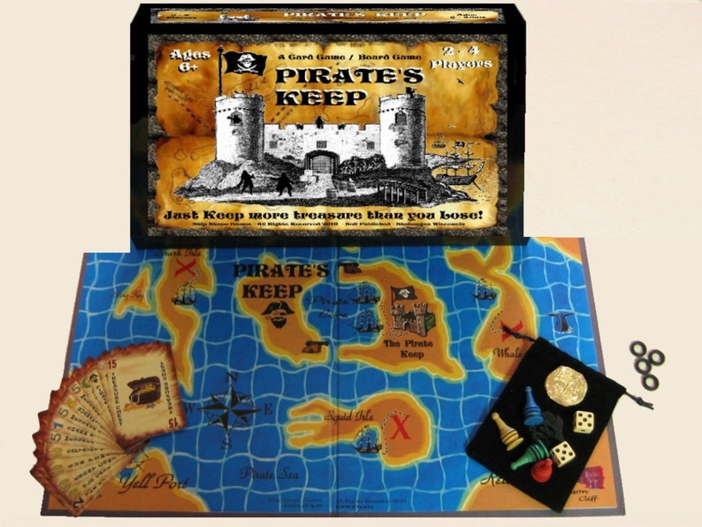 Pirates Keep Board Game Kids Will Love The Stinky Cod In Etsy