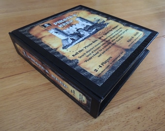 Book Case Version "Pirates Keep" Board Game - Kids will love the Stinky Cod - For kids & adults!