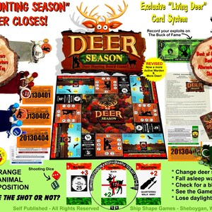 DEER SEASON board game is a new Deer Hunting Game that captures the essence of an actual hunt. image 2