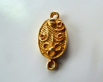 Vintage Goldplated Silver Filigree Jewelry Clasps