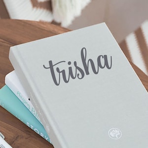 Personalized Vinyl Name Sticker, School Planner Stickers, Monogrammed Agenda, Personalized Office Gifts