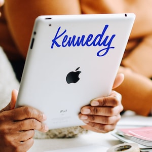 iPad Name decals, Vinyl decal stickers, Personalized Gifts for Her
