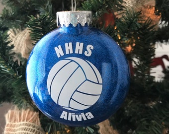 Volleyball Player 2024 Xmas Tree Ornaments, Personalized Ornaments for Volleyball Coach