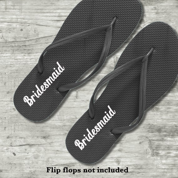 matron of honor flip flops