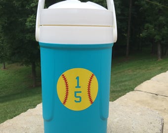 Softball decal, Baseball decal, Softball sticker, Baseball sticker, personalized, softball decal, softball car decal, baseball car decal