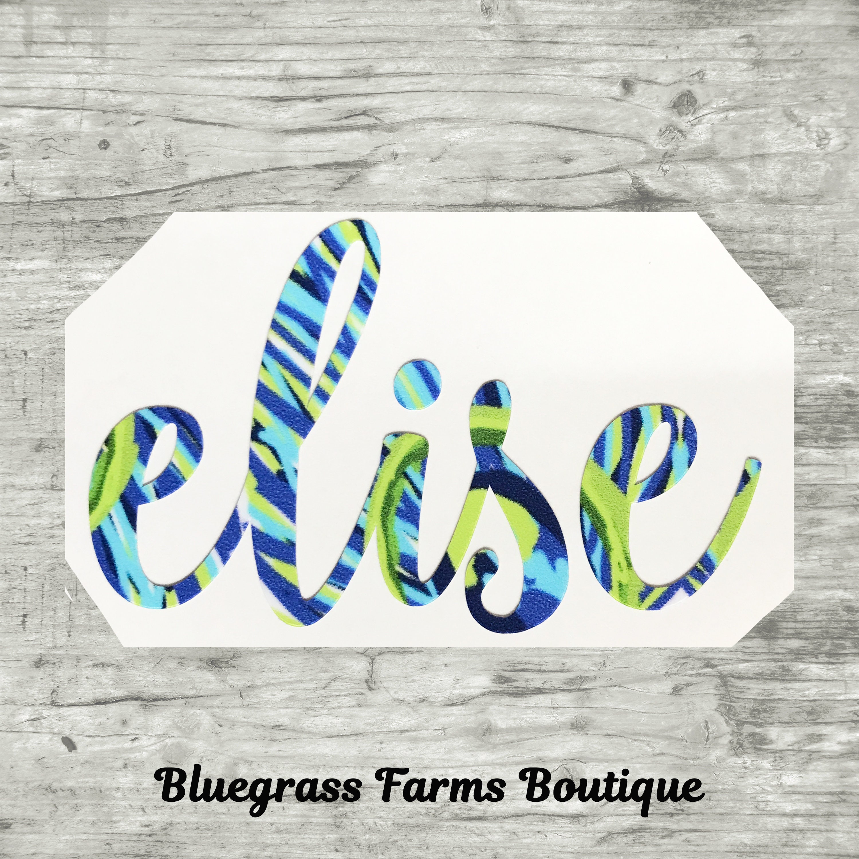 Vinyl Name Decal Sticker Name Decal Stickers Planner Etsy