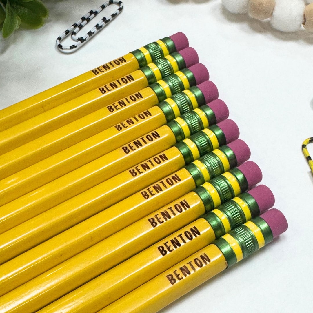 Personalized Ticonderoga Pencils, Laser Engraved Name Pencils, Back to ...