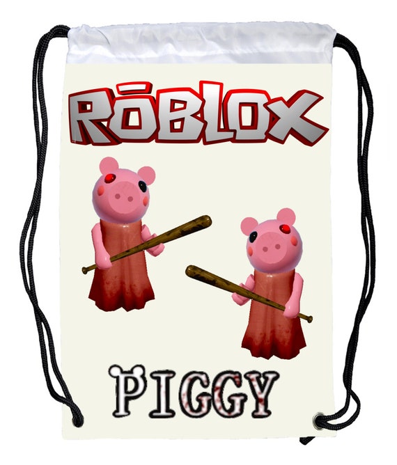 Roblox Piggy Unisex Girls Boys Gym Bag Back To School Pe Bag Etsy - po roblox bag