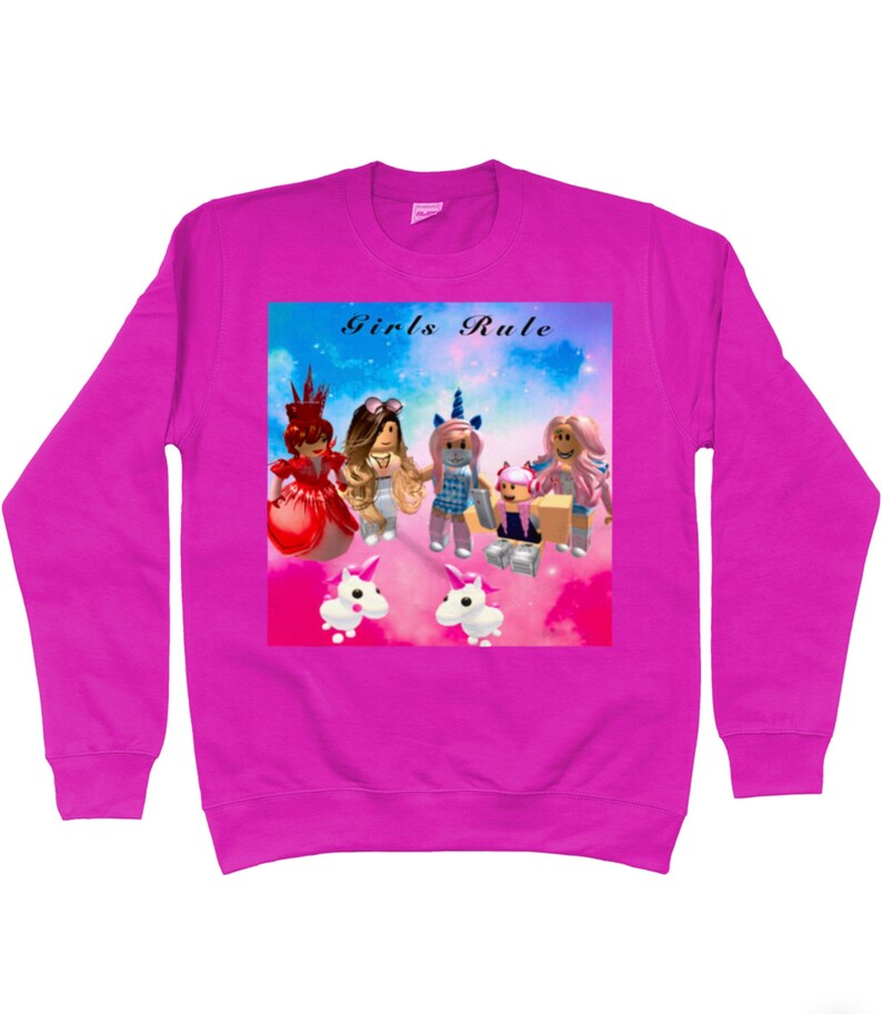 Girls Roblox Adopt Me Jumper Roblox Gift For Girls Roblox Etsy - etsy clothing roblox