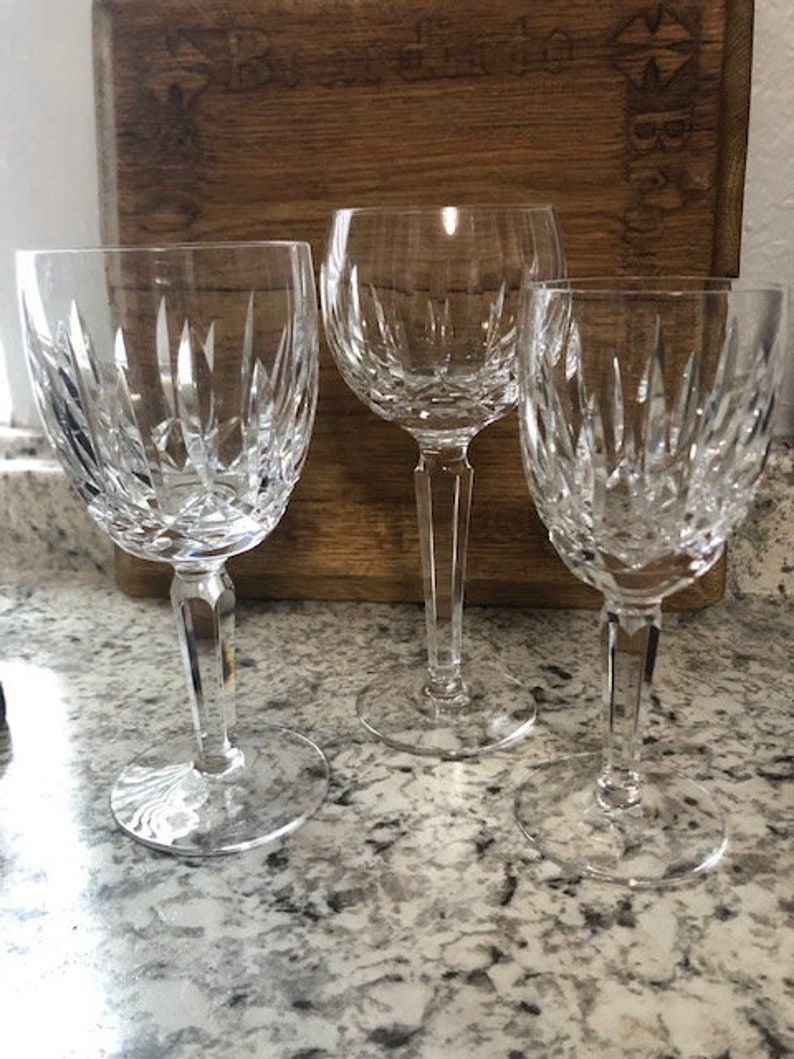 Waterford Crystal Goblets Stemware Kildare Pattern Etsy
