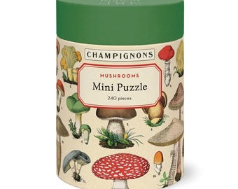 Cavallini & Co. Mushrooms 240 Piece Mini Puzzle