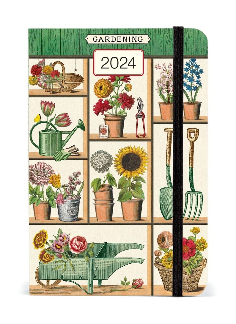 Cavallini & Co. 2024 Pocket Weekly Planner / Gardening Etsy
