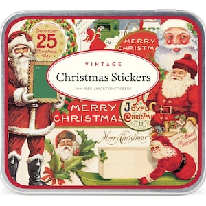 Cavallini & Co. Vintage Christmas Sticker Set, Assorted