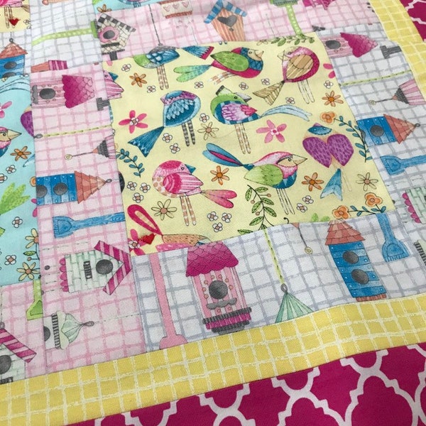 Birdhouse Quilt Etsy