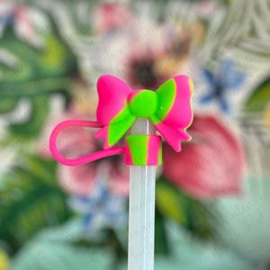 Coquette Stanley Straw Topper | Tie Dye Straw Topper | Stanley Straw Topper  | Bow Straw Topper | 3D Straw Topper | Coquette Straw Topper |