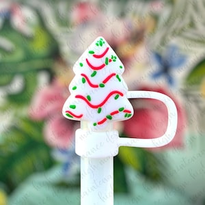 Stanley Straw Topper | 3D Straw Topper | Snack Cake | Christmas Straw Topper | Silicone Straw Topper | Tumbler Straw Topper | Stanley