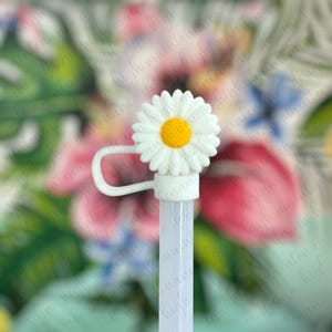 Stanley Straw Topper | Stanley Bow Straw Topper | Silicone Straw Topper | Daisy Straw Topper | 3D Straw Topper | Stanley Accessory |