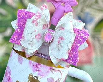Love Shack Fancy Stanley Bow | LSF | Stanley Tumbler Bow | Stanley Glitter Bow | Tumbler Bow | Glitter Bow | Stanley Bow Topper | Cup Bow