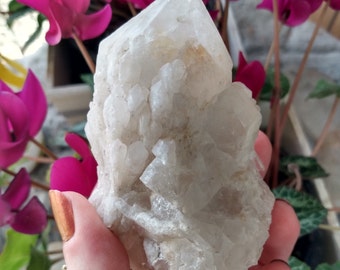 Candle Quartz from Madagascar, Cathedral Quartz, Elestial Quartz, Quartz Crystal, Quartz Cluster, Akashic Records, Pineapple Quartz