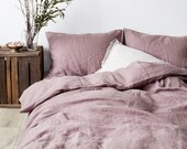 USA Ashes of Roses Linen Bed Set