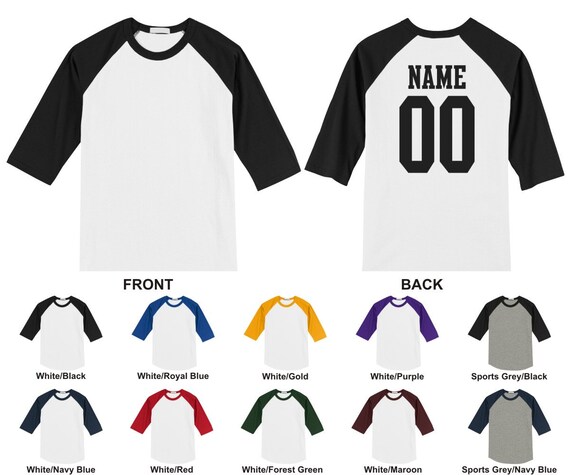 custom youth baseball t shirts