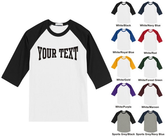 custom youth baseball t shirts