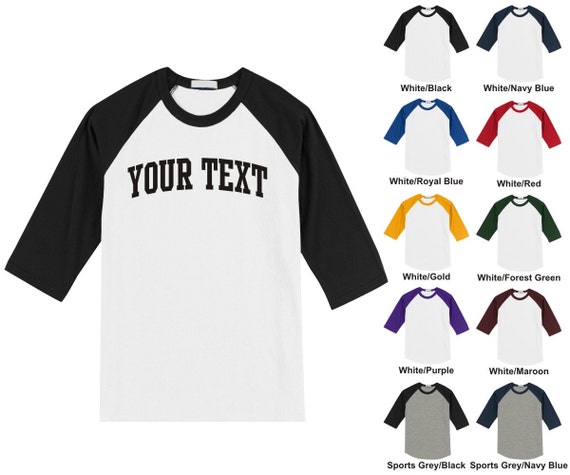 custom youth baseball shirts